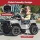 preview thumbnail 5 of 3, 12V Kids Ride On Truck with Remote Control, Spring Suspension - Light Gray - Light Gray