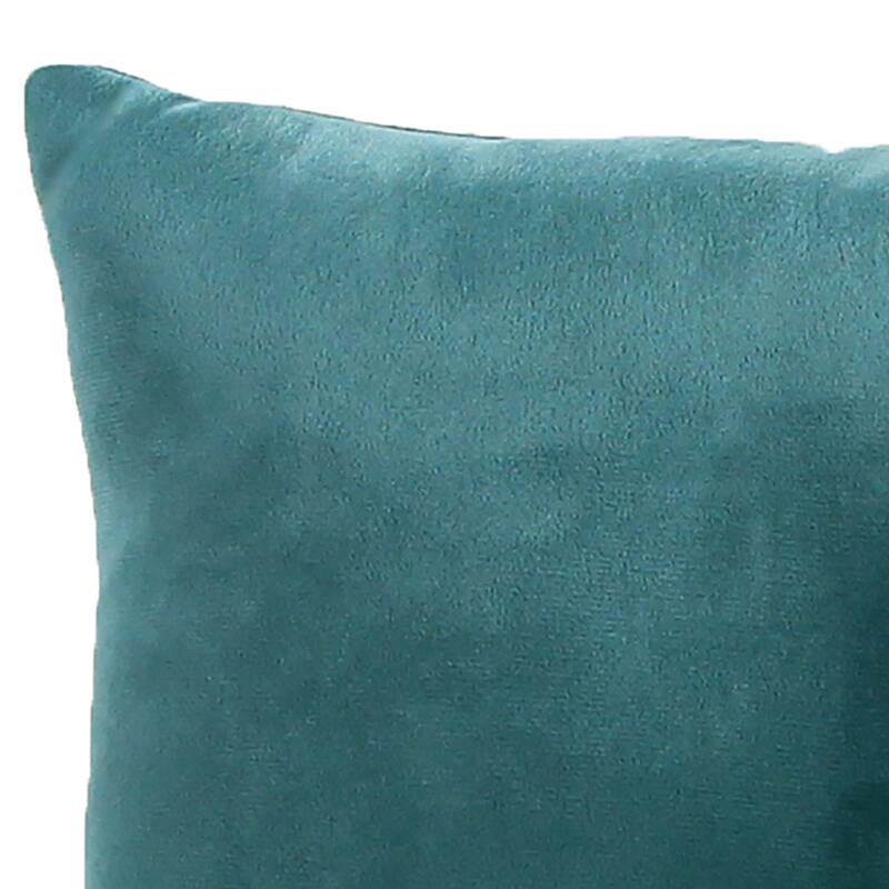 18" x 18" Solid Tufted Indoor Throw Pillow with Fabric Button