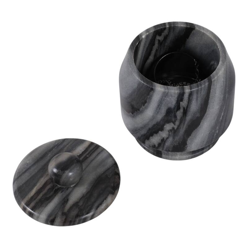 Stone Marble Decorative Jar Carved Tall Versatile Accent Display