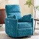 preview thumbnail 2 of 68, HOMYKA Power Rocker Swivel Recliner with USB and Type-C Ports