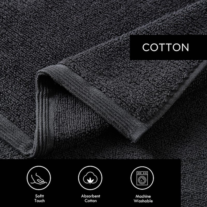 Vera Wang Sculpted Pleat Solid Cotton Multi Size Towel Set