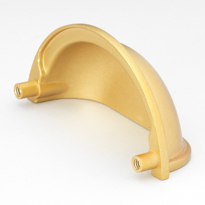 GlideRite 3-inch CC Satin Gold Cup Bin Cabinet Pulls (Pack of 25) - Satin Gold