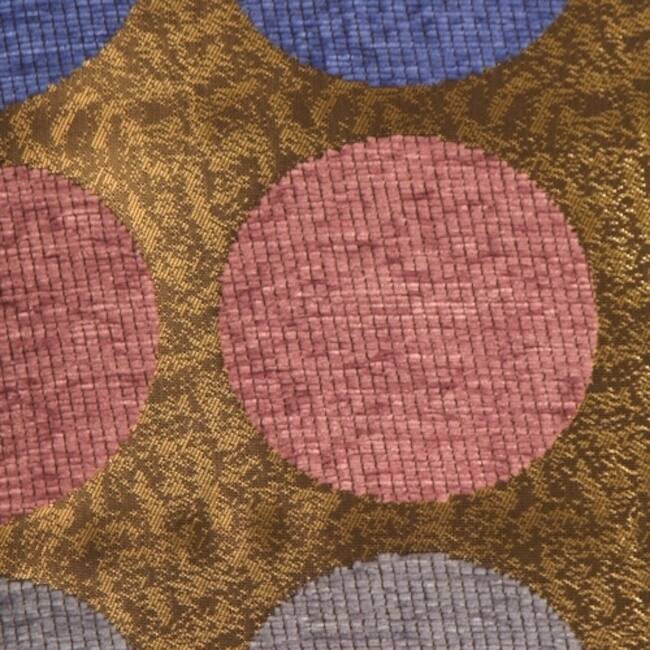 Spheres Cotton 17x17 Throw Pillow with Polyfill Insert