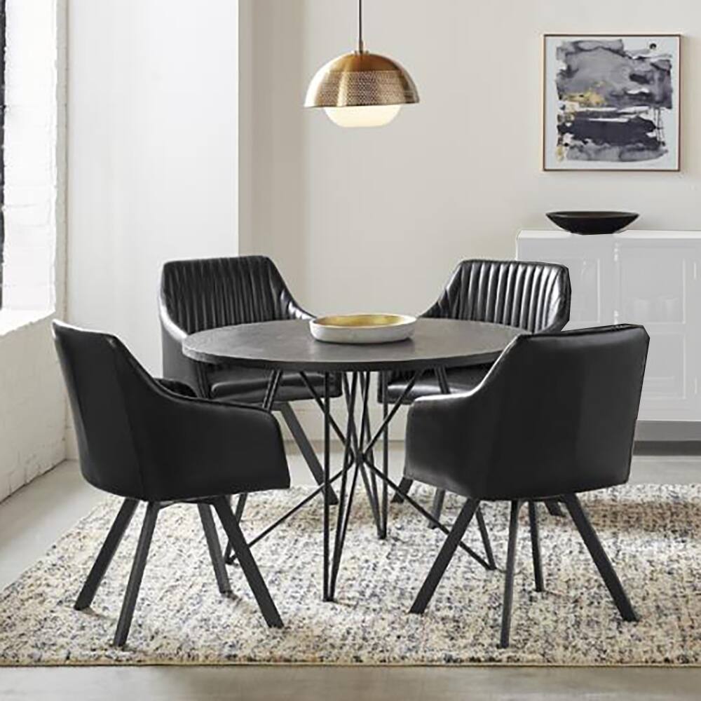 Roselle 5-Piece Round Dining Set
