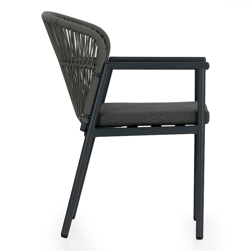 Bina Grey Outdoor Dining 4 Seats Set