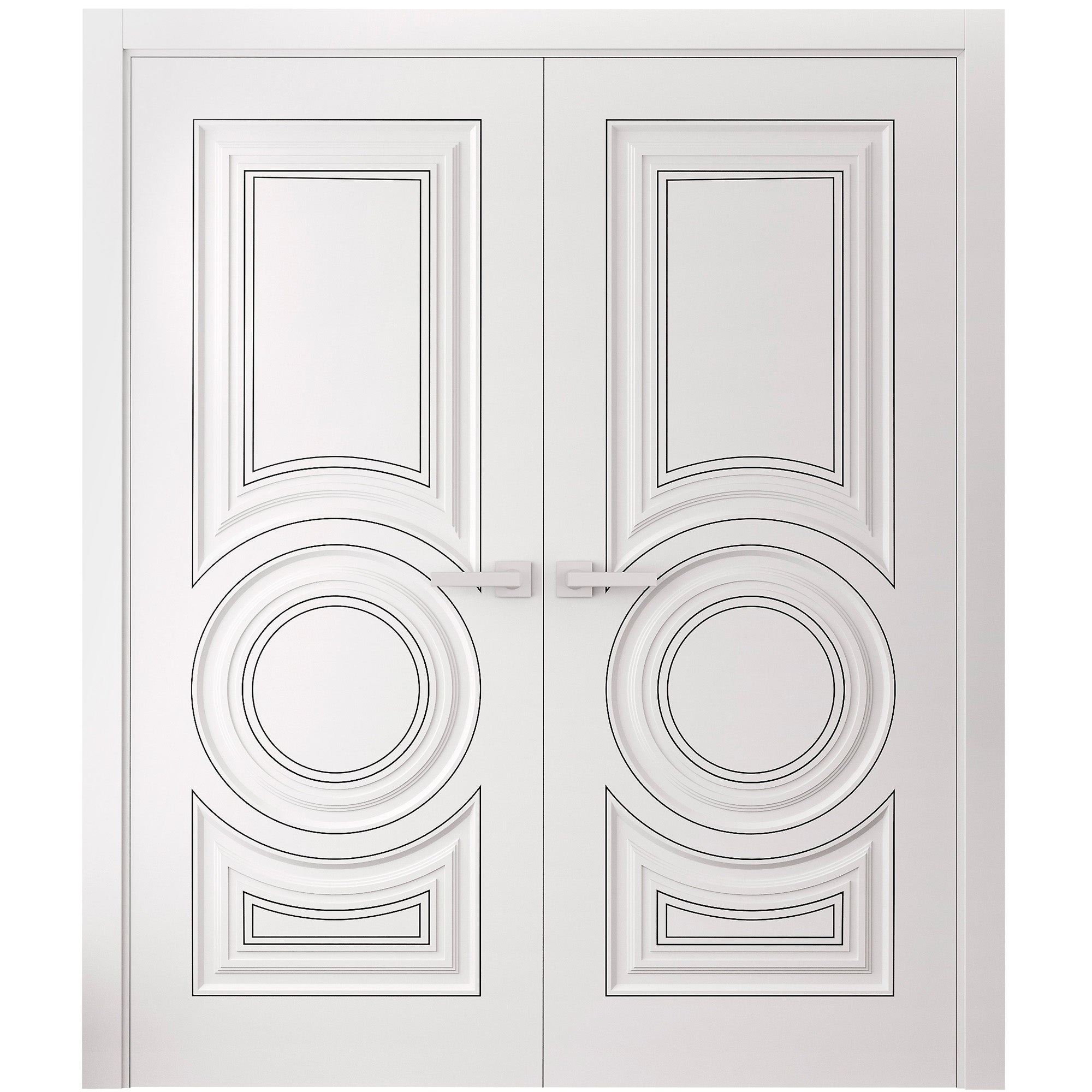 SartoDoors | Bedroom Door Interior Door | Solid Wood | 36x80, White Bathroom Door Pantry Door Closet Door Interior French Doors