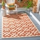 preview thumbnail 5 of 175, SAFAVIEH Courtyard Marita Indoor/ Outdoor Waterproof Patio Backyard Rug 2'7" x 5' - Terracotta/Bone
