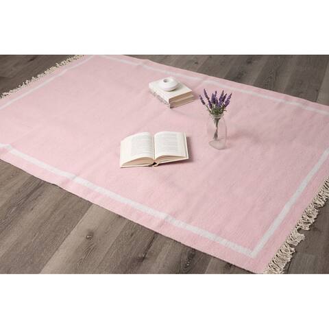 Cottage Home Pink 4 x 6 ft Rug - 4 x 6 ft