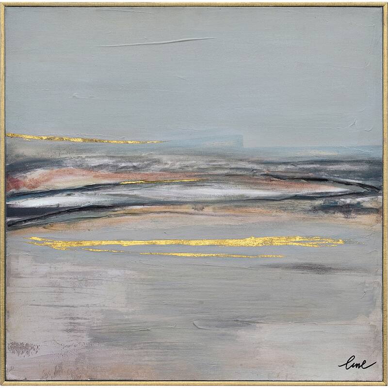 Renwil Salinas 24" Wide Canvas Art, Grey