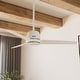 preview thumbnail 1 of 15, Hunter + Jasmine Roth 52" Malden Ceiling Fan and Handheld Remote - Contemporary, Modern - Designer! Matte White