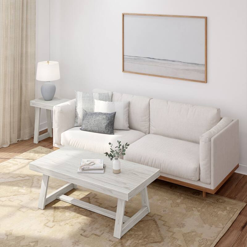 Plank and Beam Classic Rectangular Trestle Leg Coffee Table - 48"