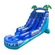 preview thumbnail 1 of 5, XJUMP Tropical Deep Sea 19' Dual Lane Side Loader Water Slide with Pool, for Kids and Adults, Commercial Grade (Blower Included)