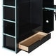 preview thumbnail 26 of 25, Ultimate Gamer’s Loft Bed with Desk, Storage, and RGB LED Lights by Harper&Bright Designs