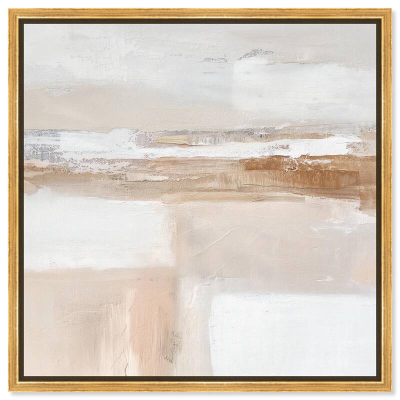Sediment Planes II Canvas by Art Remedy - 16" x 16" - Gold