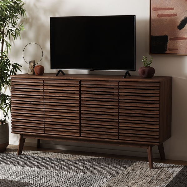 SAFAVIEH Atlantes 4 Door 4 Shelf Storage Entertainment Media Stand Fits up to 65 Flatscreen TV On Sale Bed Bath Beyond 39745207