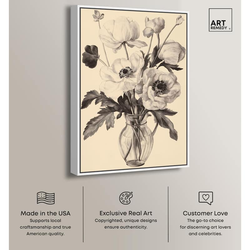 Herbarium's Hush III Canvas by Art Remedy