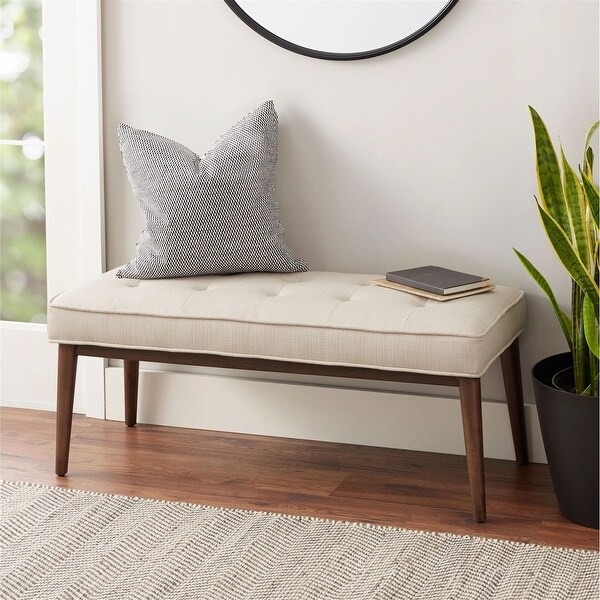 Cream discount bed bench