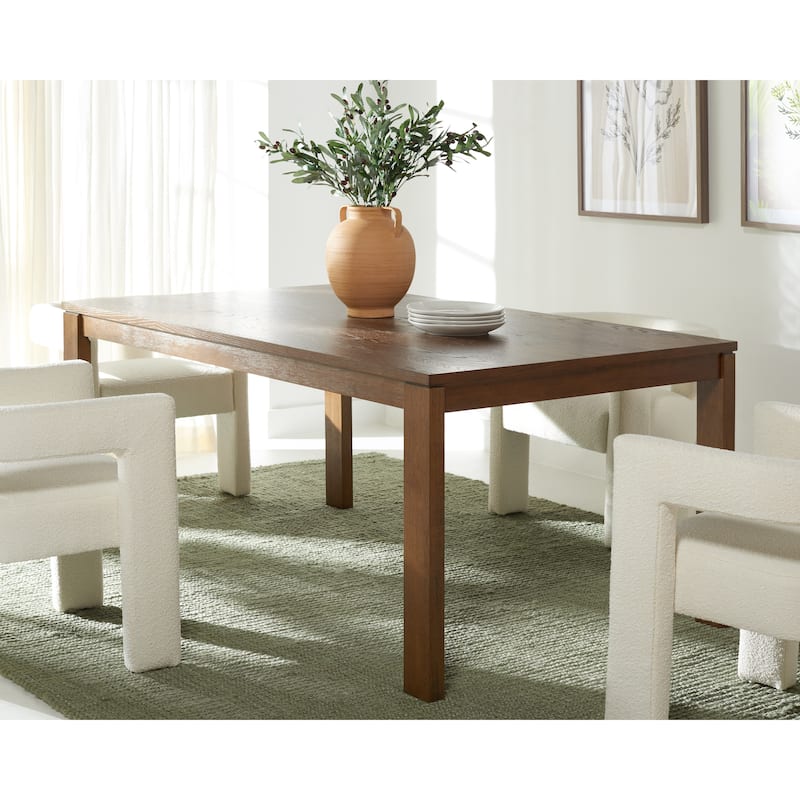 SAFAVIEH Couture Fridrika Wooden Dining Table - 70" W x 40" D x 30" H - 70Wx40Dx30H