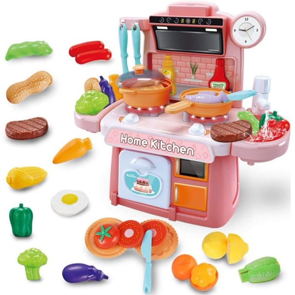 26pcs Kids Kitchen Playset, Mini Kitchen Set with Lights and Sounds - Bed  Bath \u0026 Beyond - 36628997, image size:1001x1001