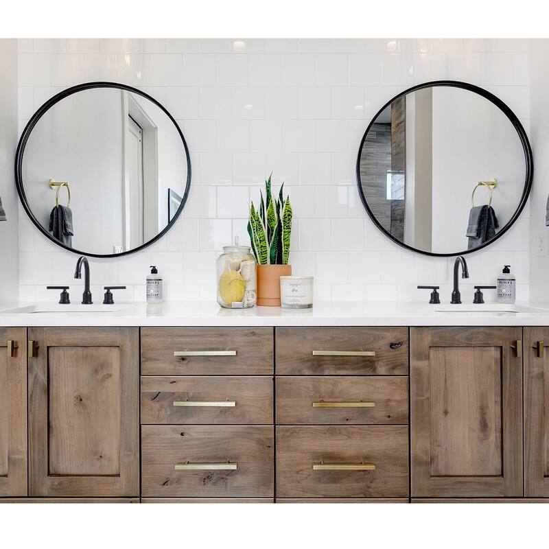 WOWOW 8 in. Widespread Double-Handle Bathroom Faucet with Drain Kit