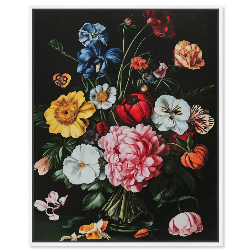 Violet Vignette I Canvas by Art Remedy - White - 16" x 20"