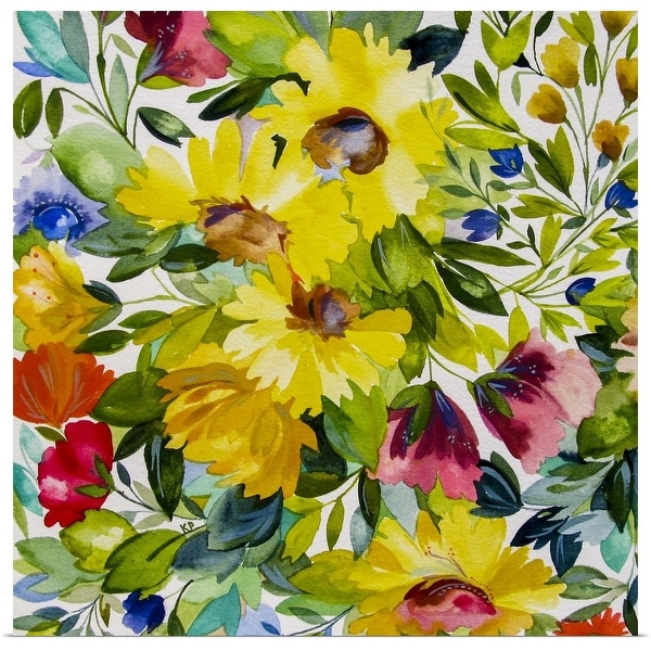 "Lydias Garden 2" Poster Print