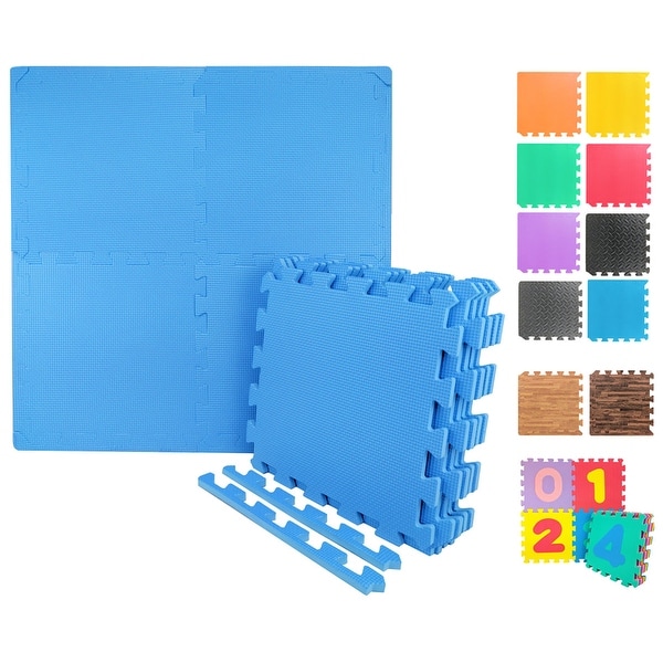 Wacces Multi-Purpose Floor Interlocking Foam Mat Tiles ( 12"x12" )