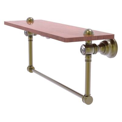 Allied Brass Carolina Crystal Collection 22 Inch Wood shelf