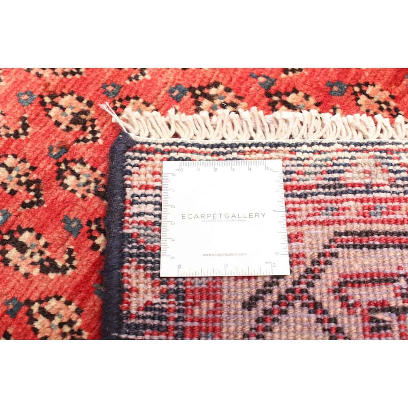 ECARPETGALLERY Hand-knotted Andelz Red Wool Rug - 3'11 x 6'5