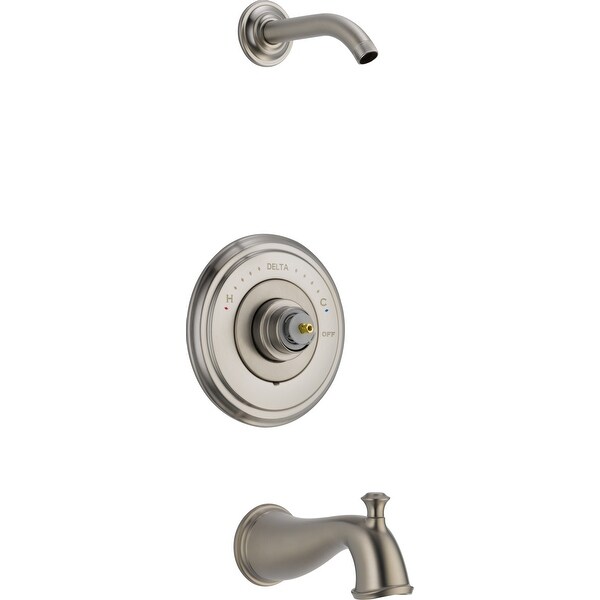 Delta T14497-LHP-LHD Cassidy Monitor 14 Series Single Function Pressure Balanced Tub and Shower Trim Package - Shower Head,