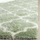 preview thumbnail 21 of 99, SAFAVIEH Montreal Shag Sadia 2-inch Thick Rug 6'7" Square - Sage/Ivory - Square