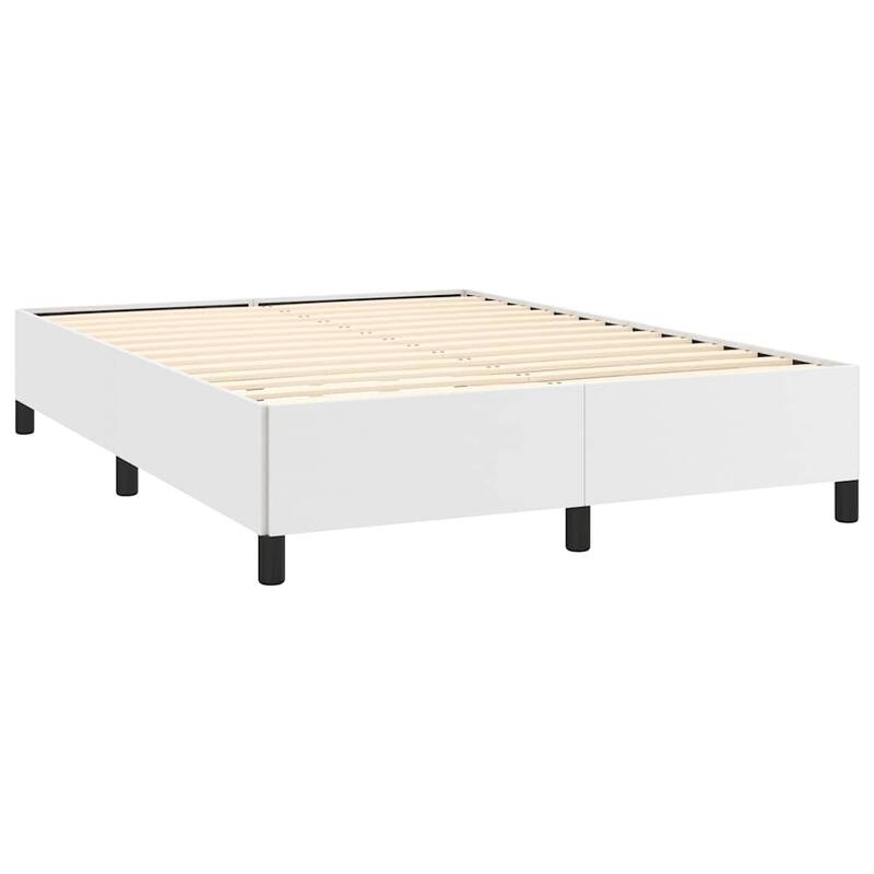 vidaXL Bed Frame, Faux Leather, No Mattress