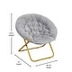 preview thumbnail 80 of 83, Folding XL Saucer Chair for Dorm or Bedroom