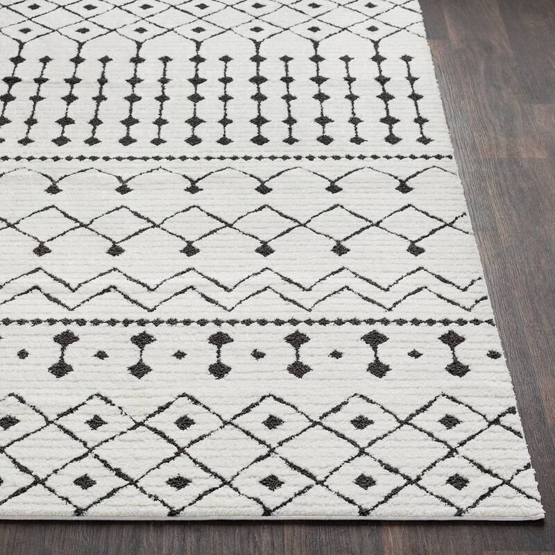 Livabliss Salcedo Bohemian Textural Plush Area Rug