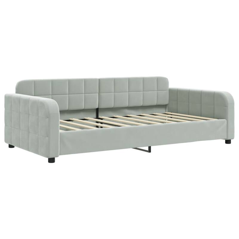 vidaXL Day Bed Upholstered Sofa Bed Daybed for Bedroom Living Room Velvet