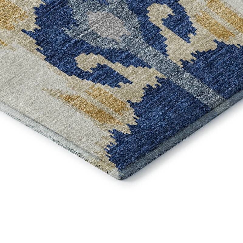 Premium Washable Super Soft Boho Ikat Mayfield Rug
