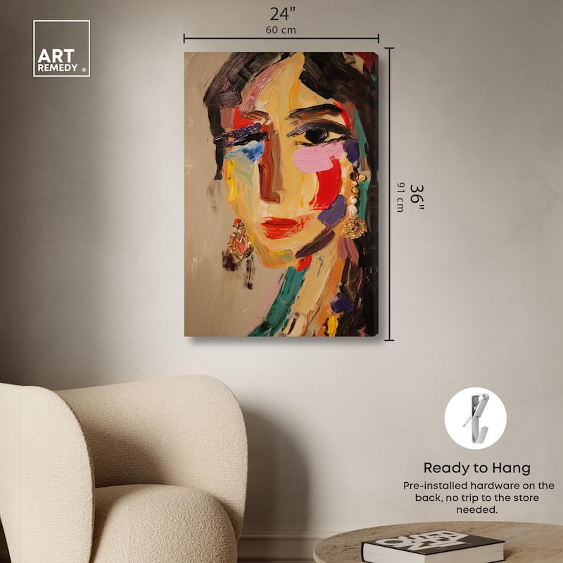 Colorful Expression II Canvas by Art Remedy, Gallery Wrapped