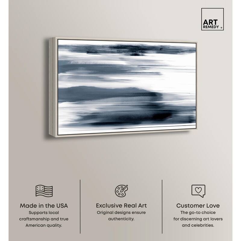 Blue Mirage Canvas by Art Remedy