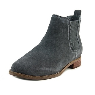 forged iron grey suede women's ella booties