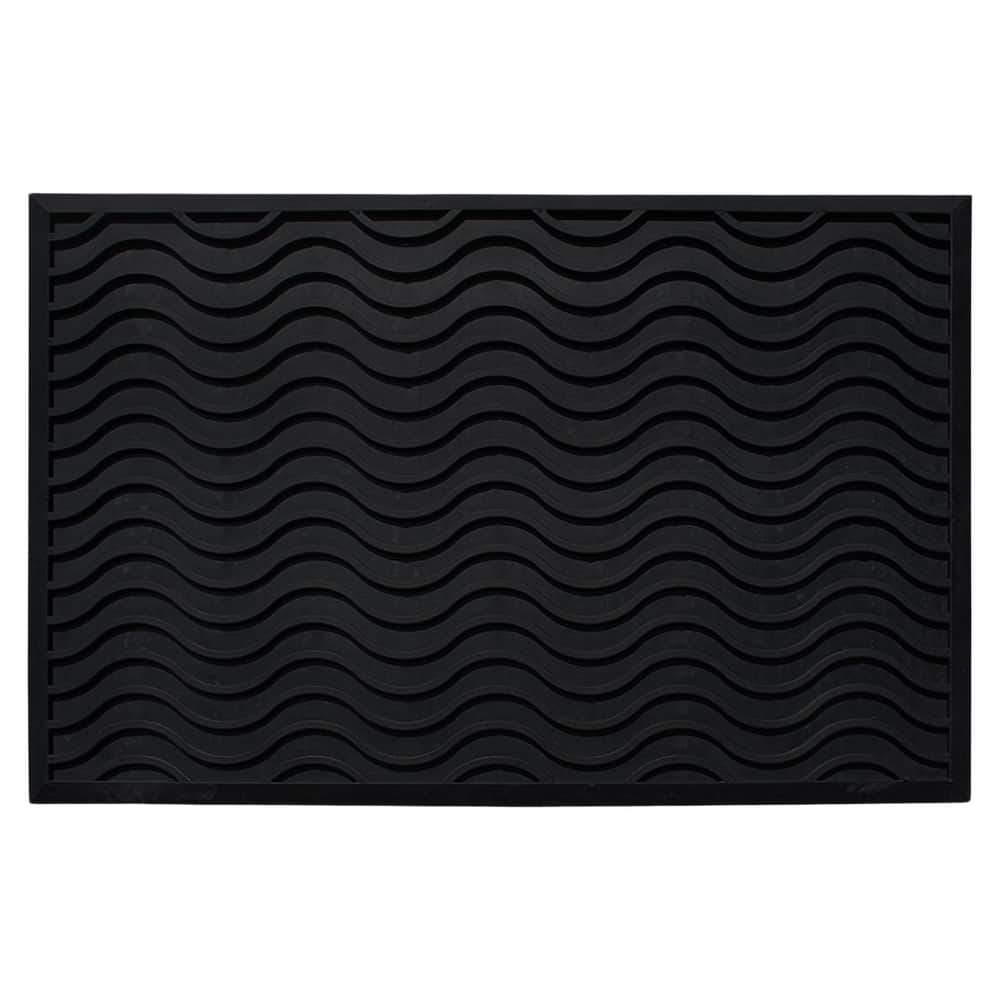 A1HC New Natural Rubber Premium Scrapper Door Mats-Keeps Mud and Dirt Away