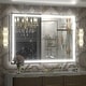 preview thumbnail 60 of 72, LED Bathroom Mirror with UL Listed, High Brightness, Anti-Fog, 3 Color Temperature, Dimmable 55x36