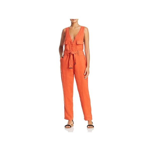 orange womens jumpsuit