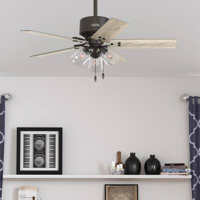 Hunter 44" Sencillo Ceiling Fan with LED Light Kit and Pull Chain