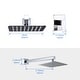 preview thumbnail 29 of 28, WOWOW Single Handle Overhead Shower Faucet