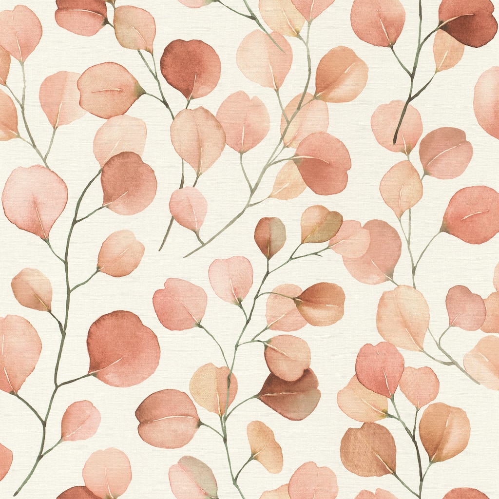 Rasch Elaina Blush Watercolor Boughs Wallpaper