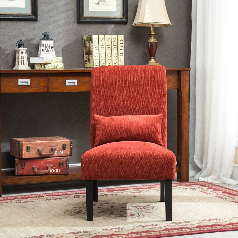 31.75" High Back Polyester Accent Chair
