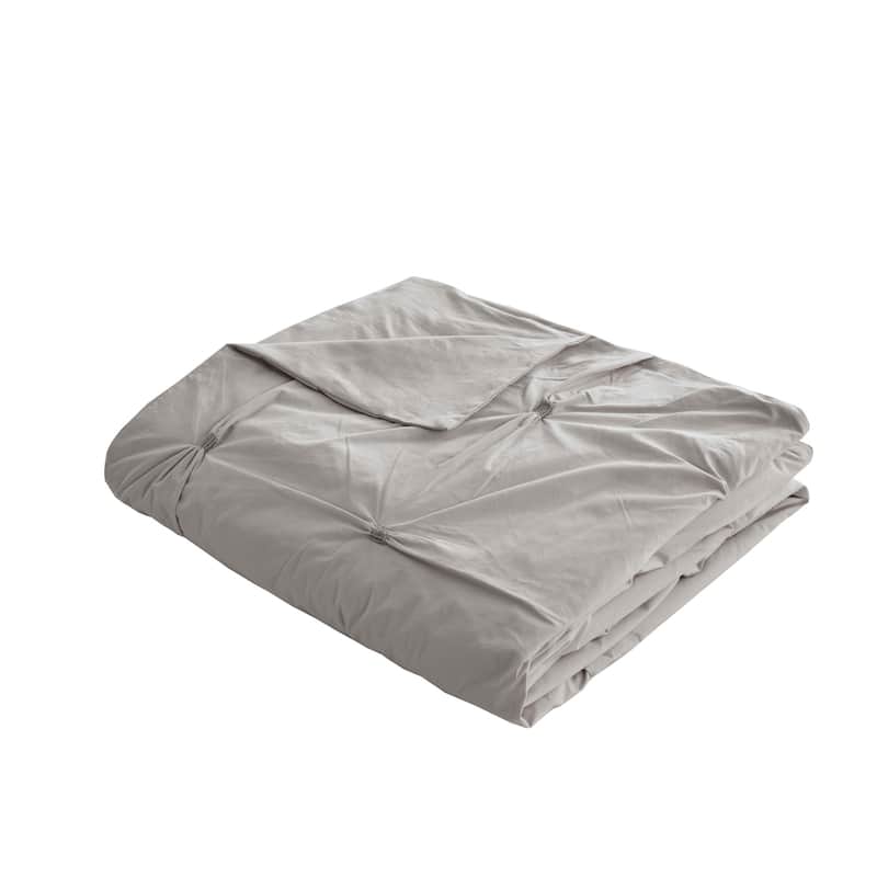 INK+IVY Masie 3 Piece Embroidered Cotton Duvet Cover Set