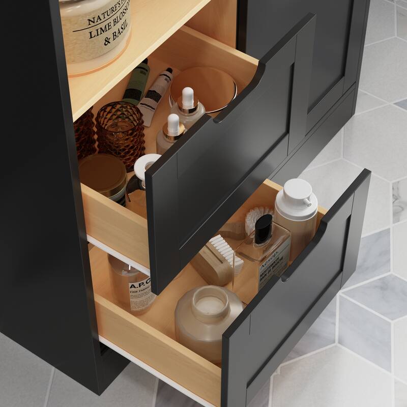 Elegant Wooden Storage Cabinet with Sliding Doors and Multiple Shelves
