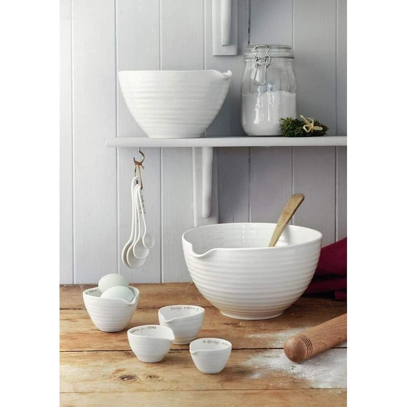 Portmeirion Set of 4 Sophie Conran White Measuring Cups