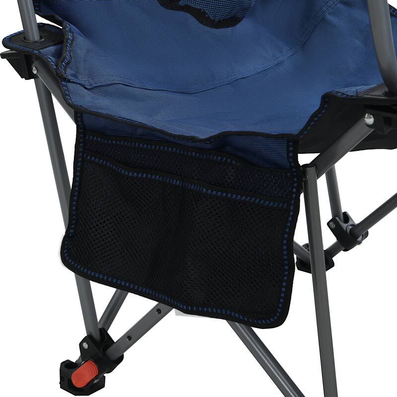 Outdoor Camping Chairs Folding/Portable/Adjustable Reclining Chair(Three-Level Adjustment), Side Pockets & Cup Holder,Carry Bag